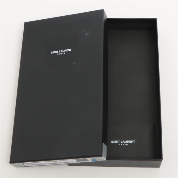 SAINT LAURENT Monogram Matelasse Zip Around Calfskin Continental Wallet - Picture 10 of 10